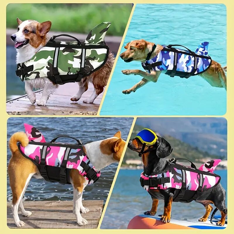 AquaPup — Adjustable Dog Life Jacket for Swimming