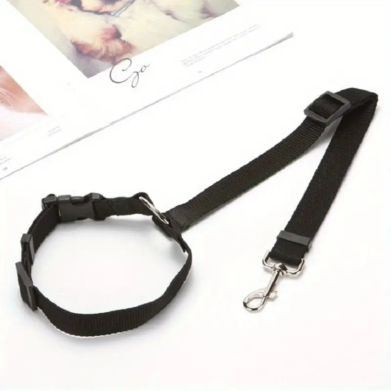 SafeRide — Adjustable Dog Car Seat Safety Harness