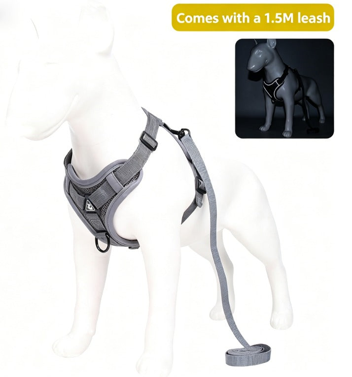 StepSafe — Reflective Breathable Cat & Dog Harness