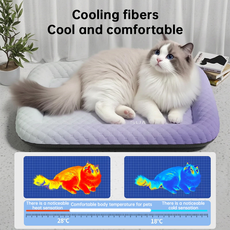 CoolRest — Ice Silk Cooling Mat for Dogs & Cats
