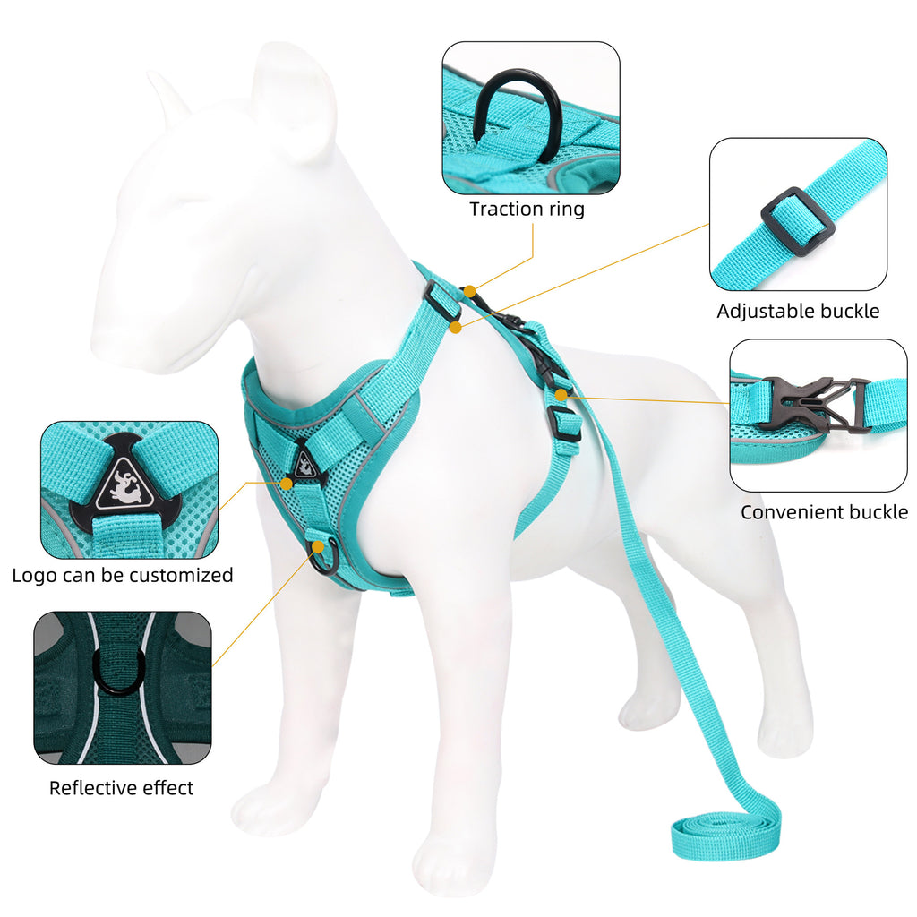 StepSafe — Reflective Breathable Cat & Dog Harness