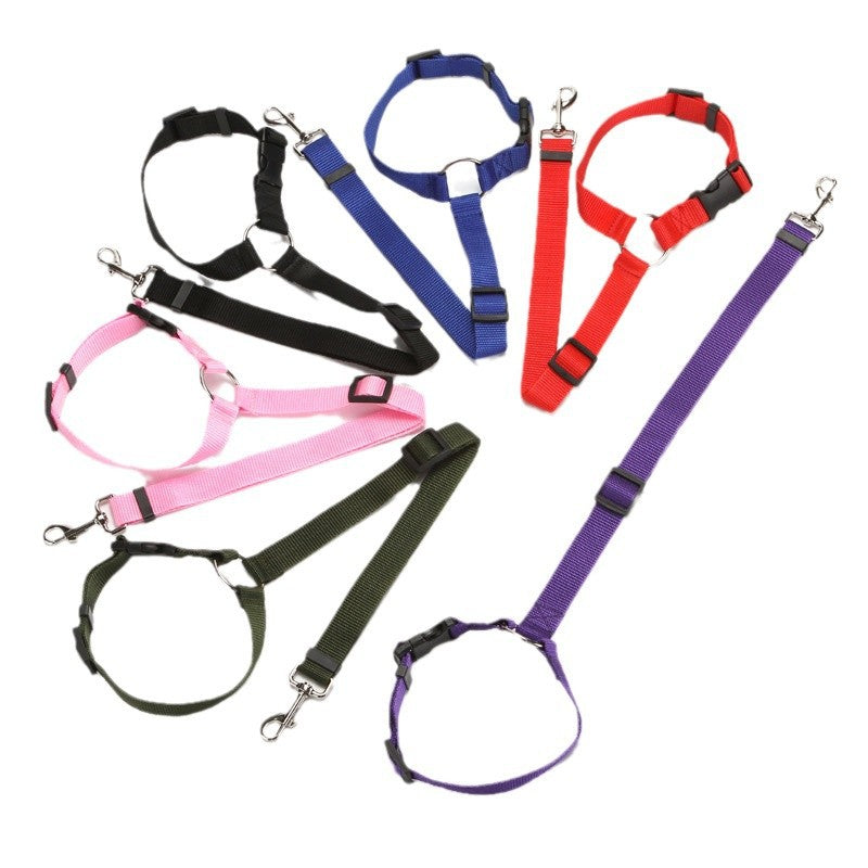 SafeRide — Adjustable Dog Car Seat Safety Harness
