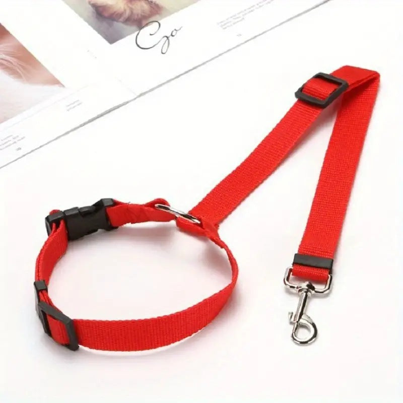 SafeRide — Adjustable Dog Car Seat Safety Harness
