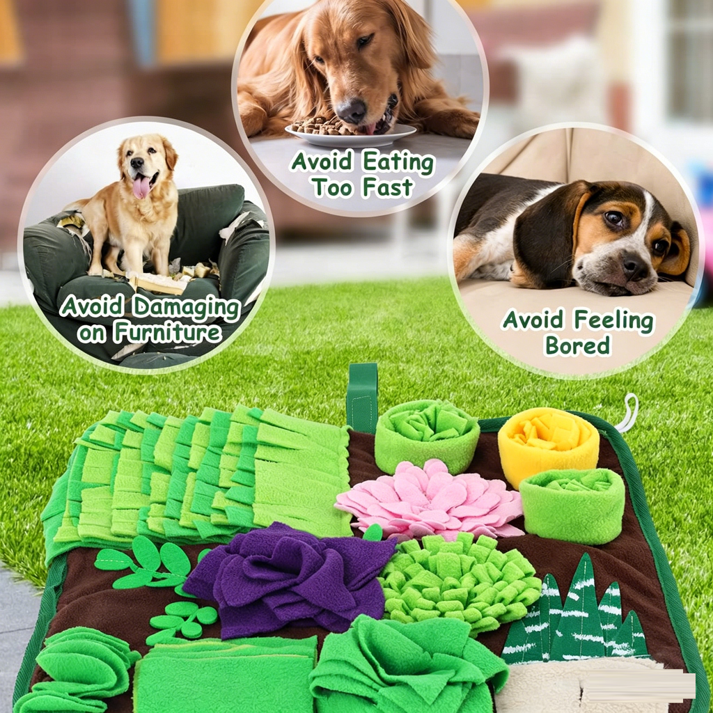 SniffGrid — Enrichment Snuffle & Slow Feeder Mat