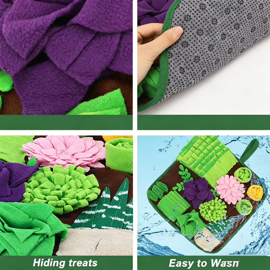 SniffGrid — Enrichment Snuffle & Slow Feeder Mat