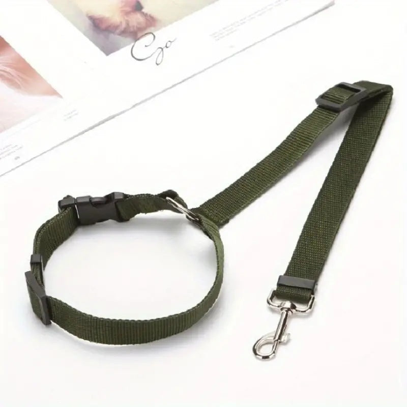 SafeRide — Adjustable Dog Car Seat Safety Harness