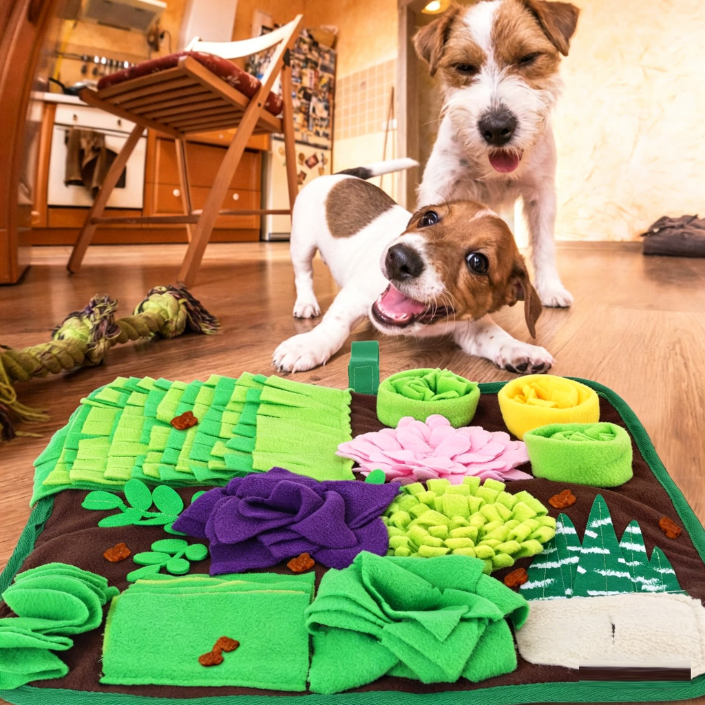 SniffGrid — Enrichment Snuffle & Slow Feeder Mat