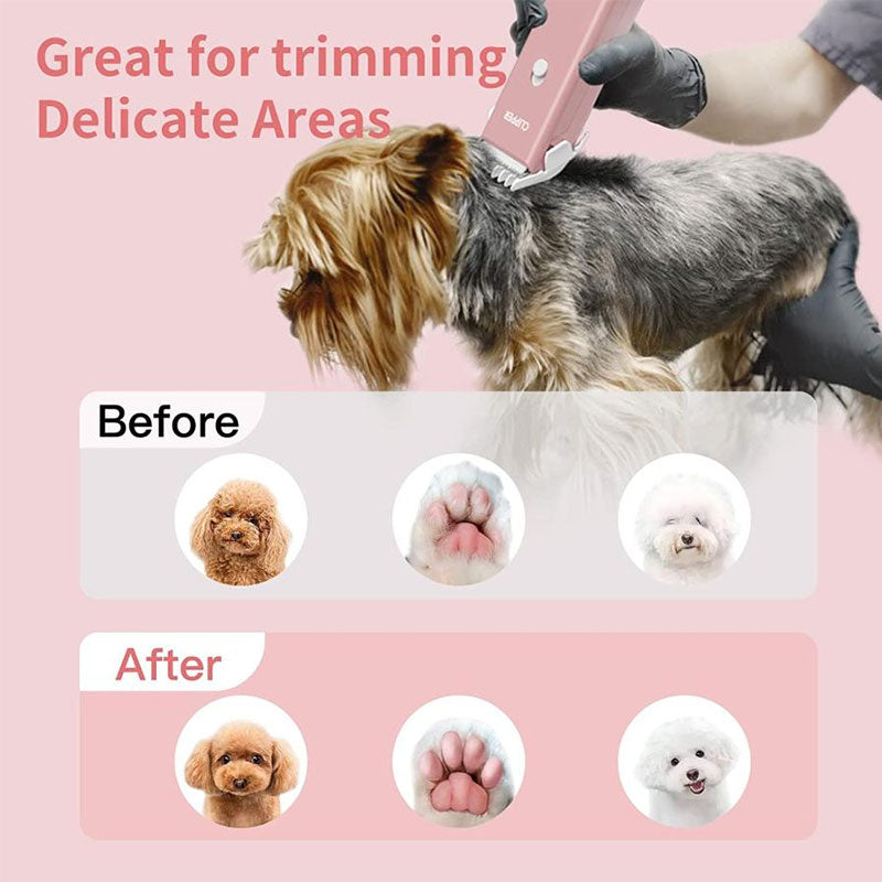 ClipPro — Quiet Waterproof Cordless Pet Clippers