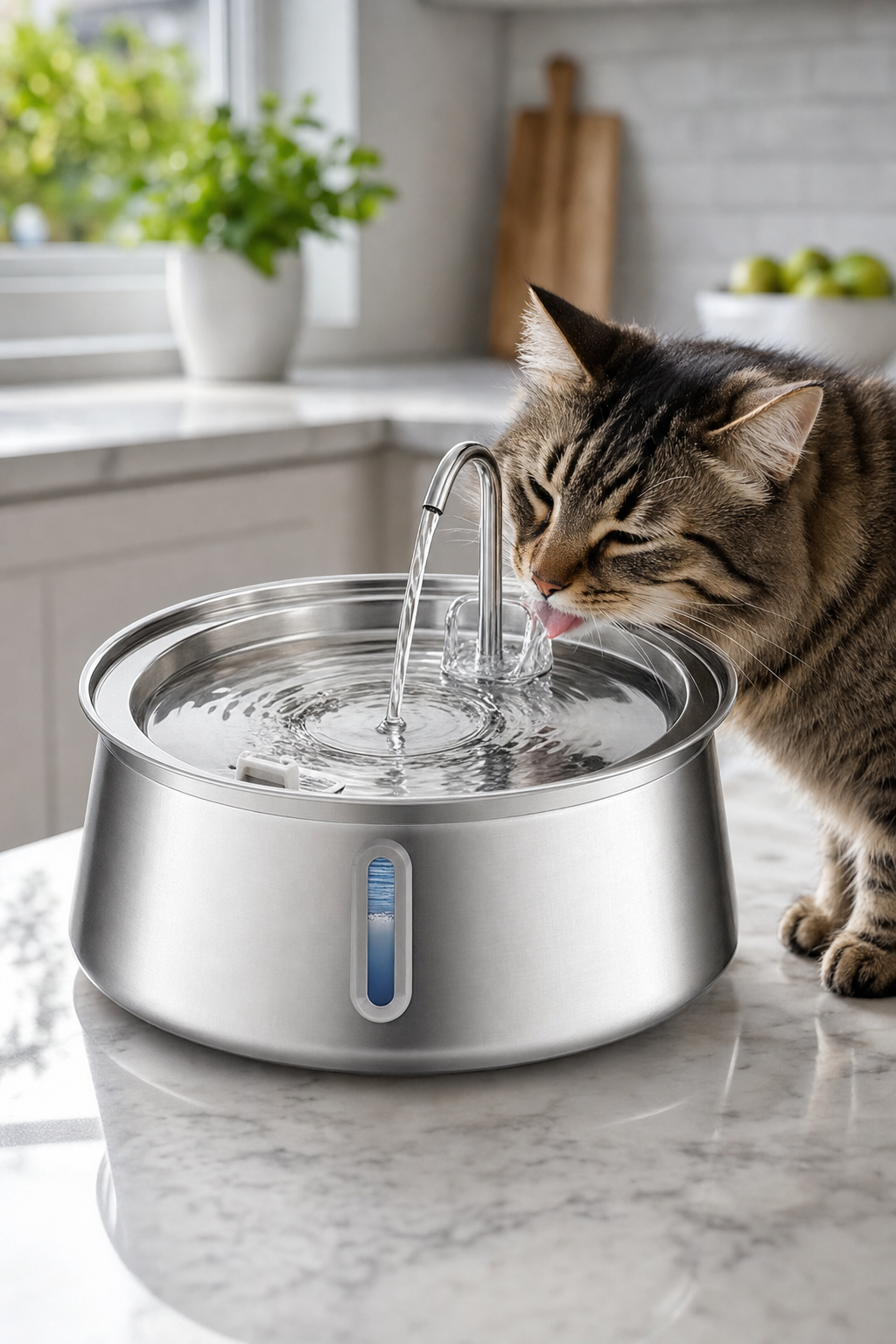AquaFlow — 4L Filtered Pet Water Fountain