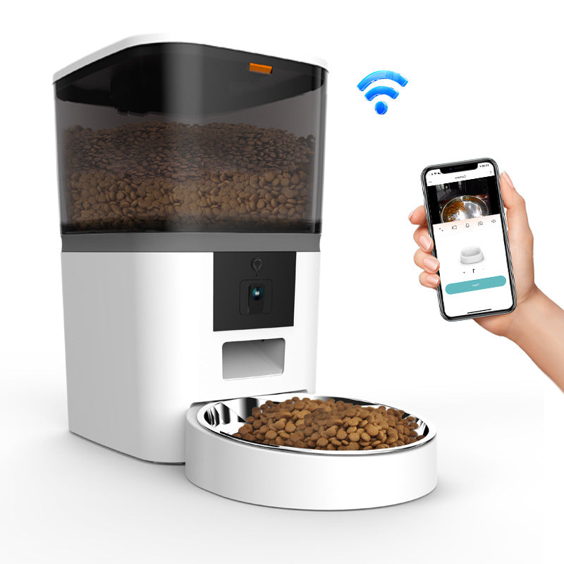 PetCam Auto Feeder - White variant